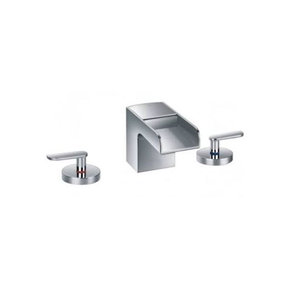 Cascata 3 Hole Basin Mixer 77191 By Just Taps