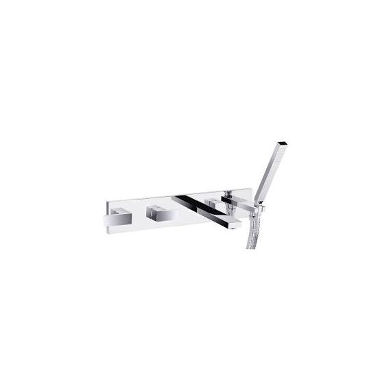 Athena 5 Hole Wall Mouted Bath Shower Mixer With Kit 86577