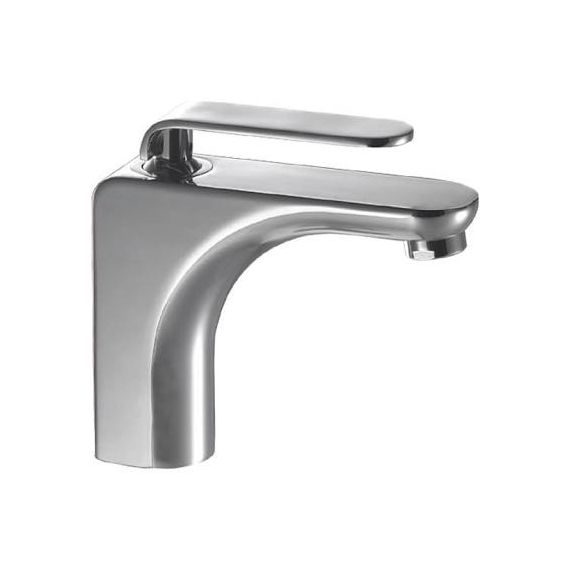 JustTaps Vue Single Lever Basin Mixer With Pop Up Waste Chrome 87051