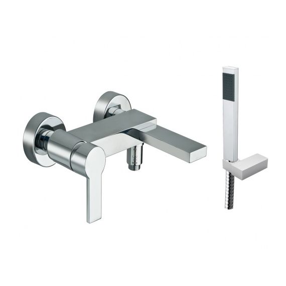Just Taps Italia 150 Wall Mounted Bath Shower Mixer With Kit 89267