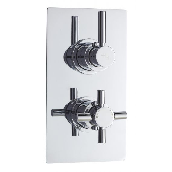 Hudson Reed Tec Pura Twin Thermostatic Shower Valve With Diverter
