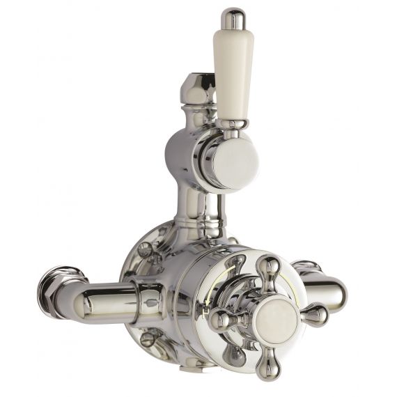 Nuie Victorian Twin Thermostatic Exposed Shower Valve