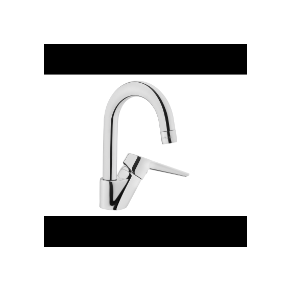VitrA Solid S Basin Mixer Tap With Swivel Spout A42442VUK