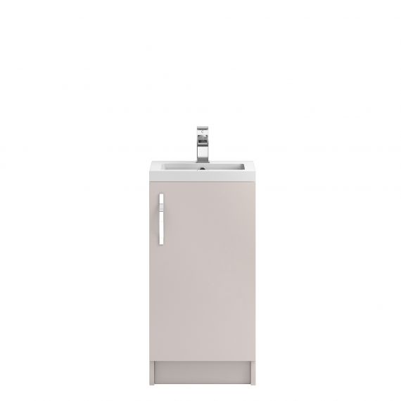 Hudson Reed Apollo Cashmere Floor Standing 400mm Cabinet & Basin