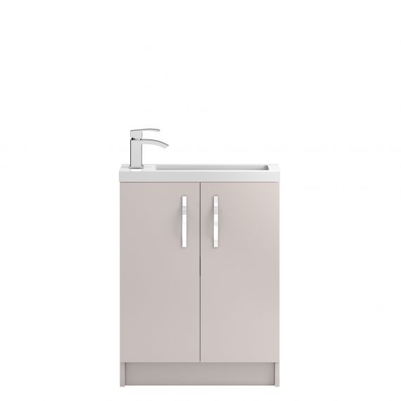 Hudson Reed Apollo Cashmere Compact Floor Standing 600mm Cabinet & Basin