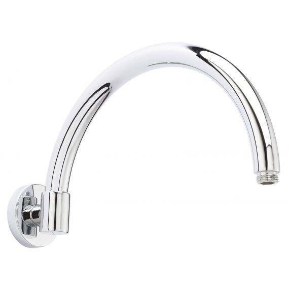 Nuie Curved Wall-Mounted Arm Chrome
