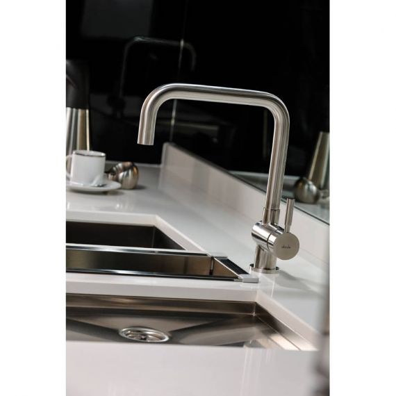Abode Propus Single Lever Stainless Steel Kitchen Tap AT1070
