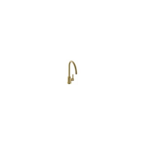 Abode Atlas Single Lever Deck Mounted Brushed Brass Kitchen Tap AT2102