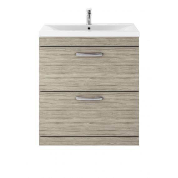 Nuie Athena Driftwood 800mm Floor Standing Vanity With Basin 1