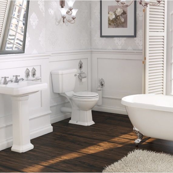 Astley 4 Piece Bathroom Suite With Standard White Soft Close Seat