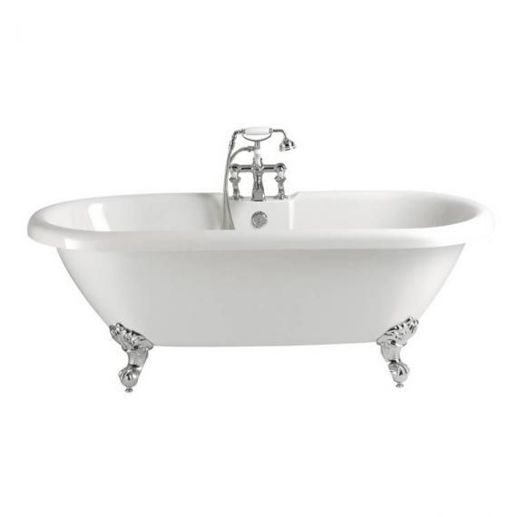 Heritage Baby Oban Roll Top Double Ended Freestanding Bath Inc Feet