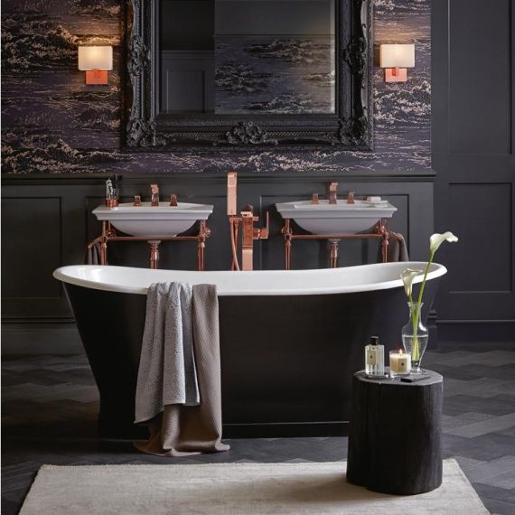 Heritage Madeira Freestanding Cast Iron Double Ended Bath - BRT76
