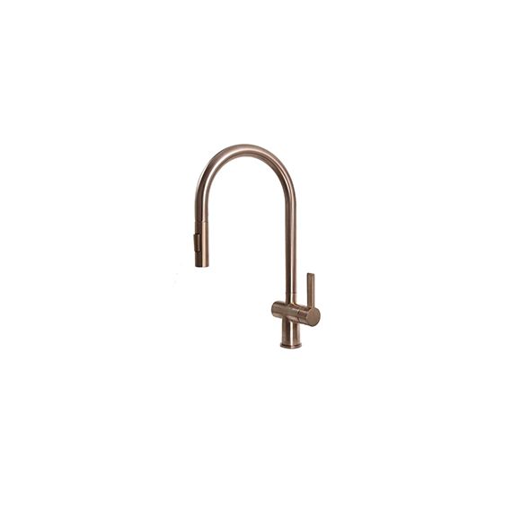 Just Taps VOS Single Lever Mono Pull Out Kitchen Mixer Brushed Bronze 21127BRZ