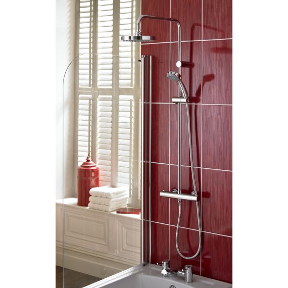 Bristan Carre CR SHXDIVFF C Thermostatic Surface Mounted Shower Valve