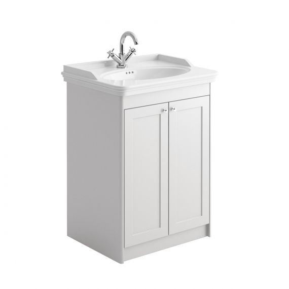 Scudo  Classica 600 Vanity Chalk White Unit Only CLASSICA002-VANITY-CHWTE