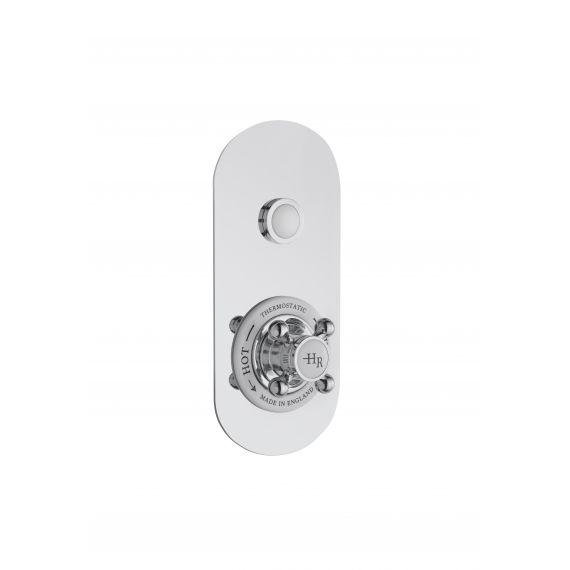 Hudson Reed Traditional Push Button Shower Valve (Single Outlet)