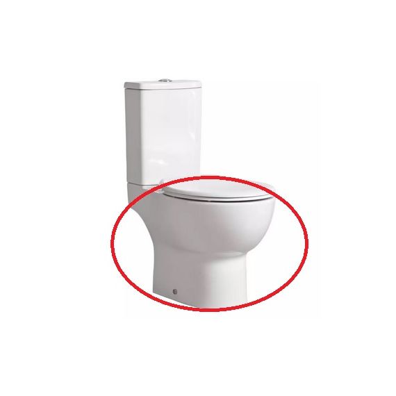 Roper Rhodes 640mm Standard Height Archetype Close-Coupled WC Pan - DC14033 