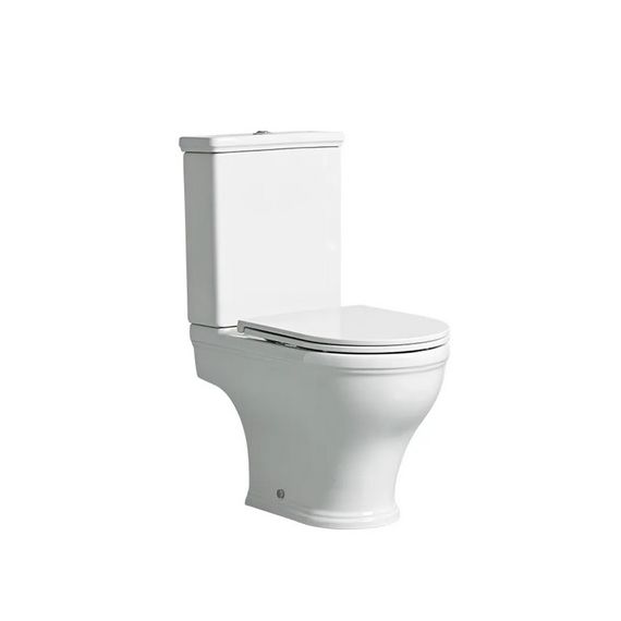 Tavistock Lansdown Short Projection Open Back Close Coupled WC with Seat and Cistern - DC14043 DC14036 DC14037