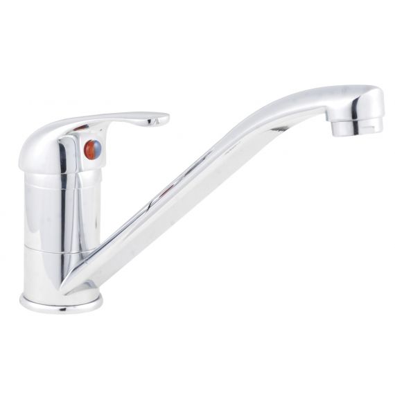 D-Type Sink Mixer With Swivel Spout Chrome
