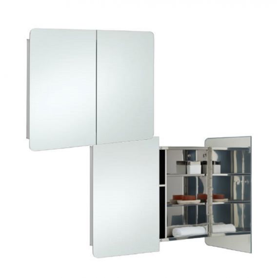 RAK Duo Stainless Steel Mirror Cabinet