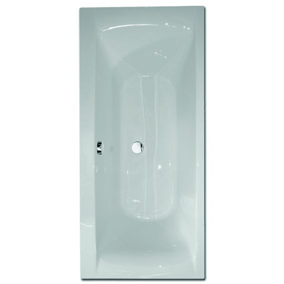 Frontline Oporto Square Straight Double Ended Acrylic Bath 1800 x 800mm
