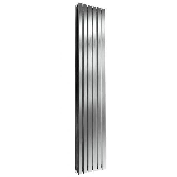 Reina Flox Double Vertical 1800 X 354mm Brushed Stainless Steel Radiator