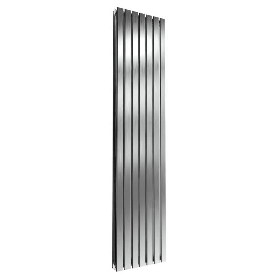 Reina Flox Double Vertical 1800 X 413mm Polished Stainless Steel Radiator
