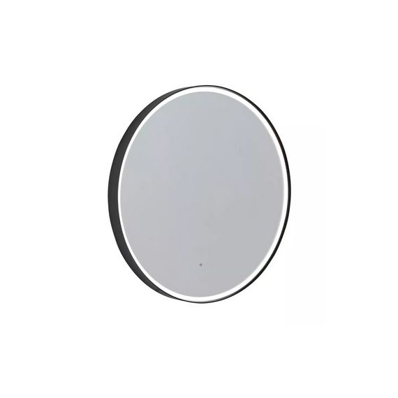 Roper Rhodes 800mm Round Frame Illuminated Mirror - Black - FR80RG