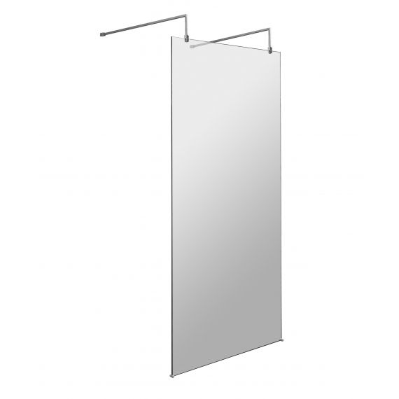 Hudson Reed 900mm Wetroom Screen With Arms and Feet