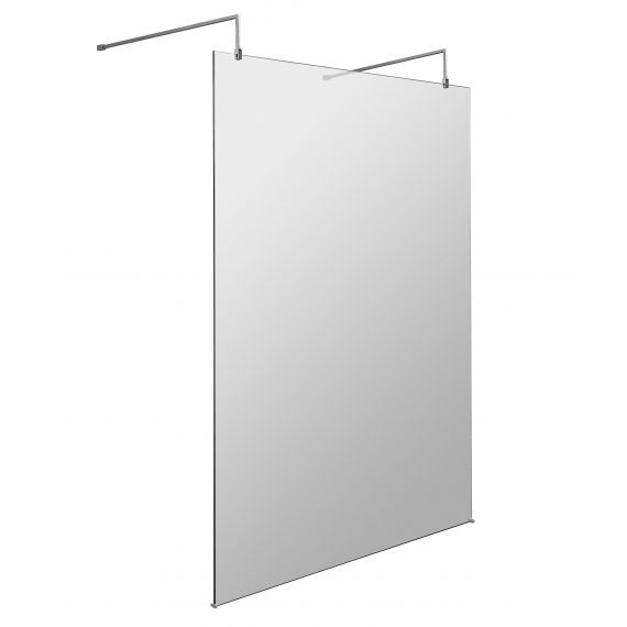 Hudson Reed 1400mm Wetroom Screen With Arms and Feet