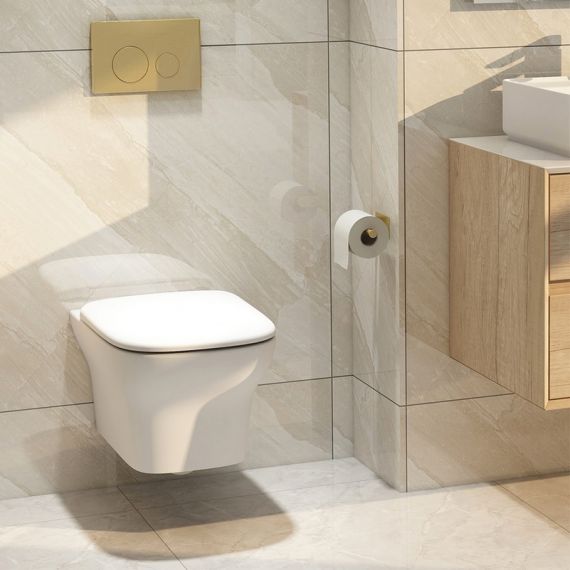 Imex Grace Slimline Soft Close Quick Release Duraplus Toilet Seat - White - GRSL10134SCQR