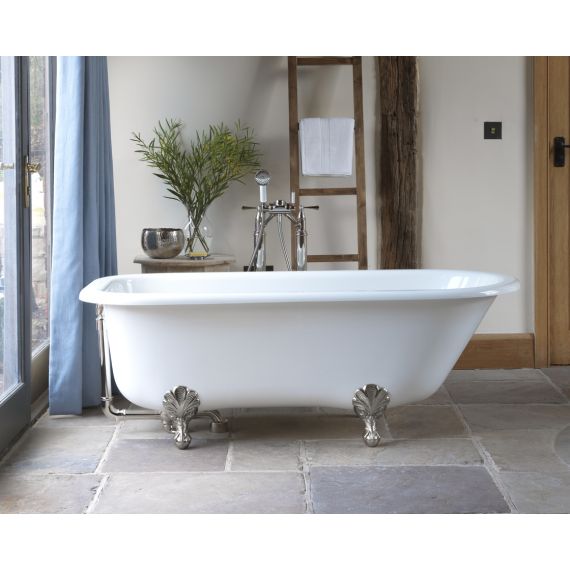 Victoria + Albert Hampshire Freestanding Bath With Quarrycast White Ball And Claw Feet