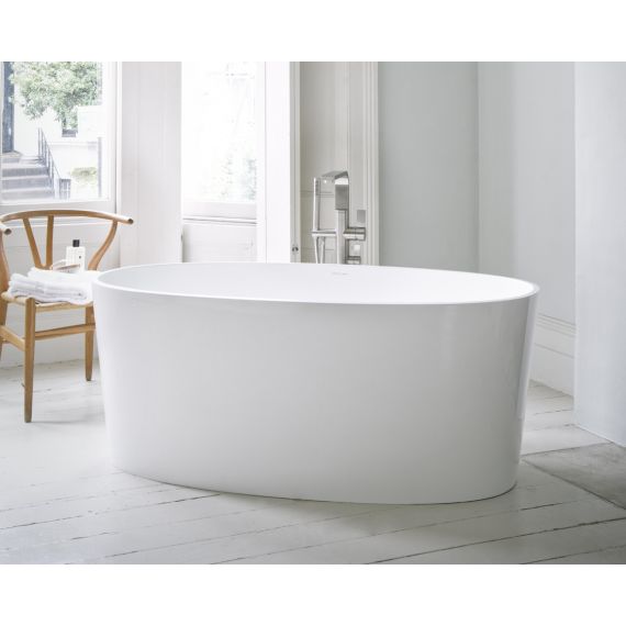 Victoria + Albert iOS Freestanding Bath Quarrycast Gloss White