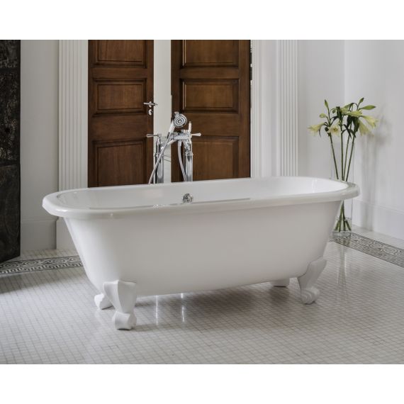 Victoria + Albert Richmond Freestanding Bath With Quarrycast Art Deco Scroll Feet