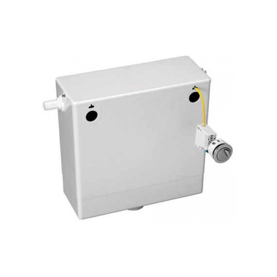 Concealed Cistern With Dual Flush Button Chrome