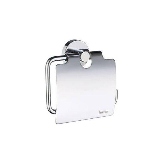 Smedbo Home Chrome Toilet Roll Holder with Cover