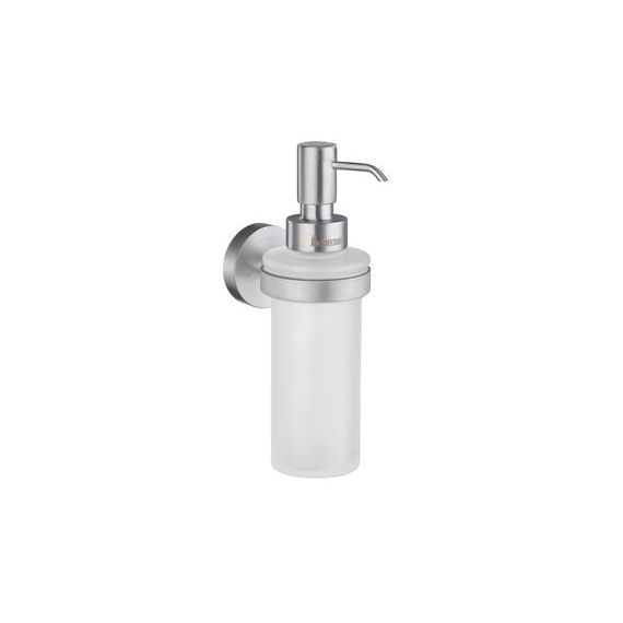 Smedbo Home Wall Mounted Holder with Glass Soap Dispenser Brushed Chrome