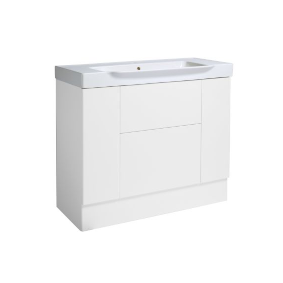Roper Rhodes Academy 1000 Freestanding Basin Unit with Double Drawer - White