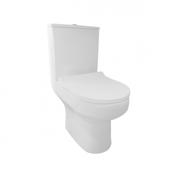 Scudo Spa Rimless Open Back Pan and Seat WC-PAN-001