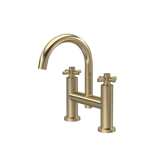 Hudson Reed Bath Filler Brushed Brass TEX853