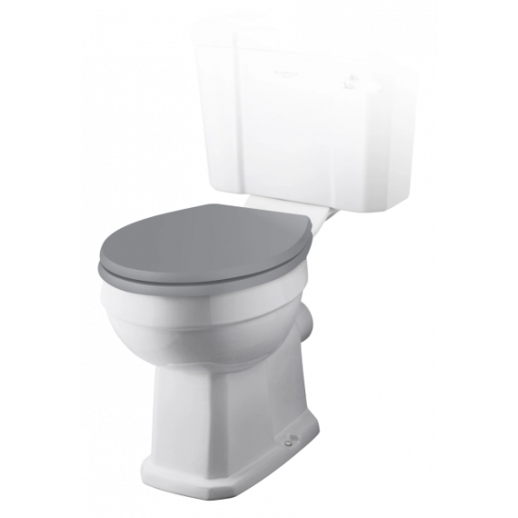 Bayswater Fitzroy Comfort Height Pan - Close Coupled - White Ceramic