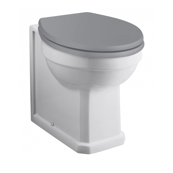 Bayswater Fitzroy Comfort Height Pan - Back to Wall - White Ceramic