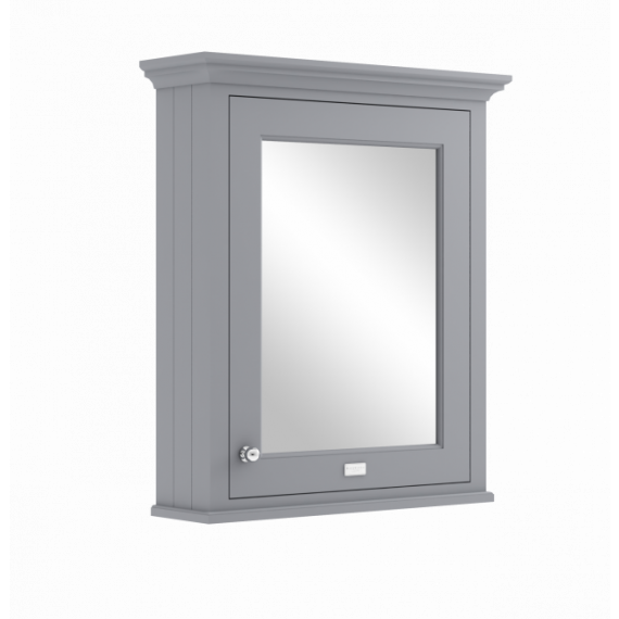 Bayswater 600mm Mirror Wall Cabinet  - Plummett Grey