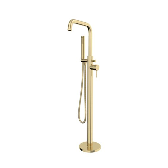Roper Rhodes Storm-Nova Freestanding Bath Shower Mixer Brushed Brass