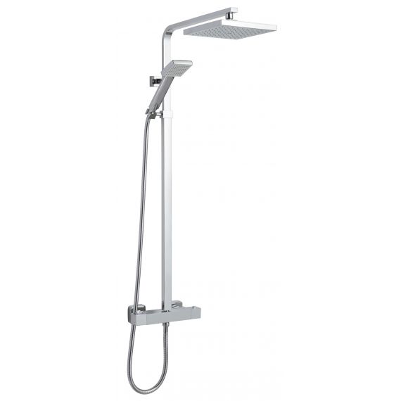 Nuie Thermostatic Bar Shower With Kit Chrome