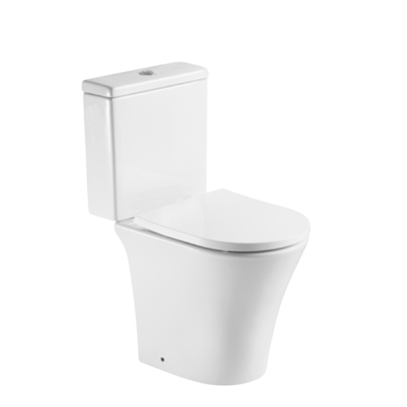 Kartell Kameo Rimless Short Projection Toilet With Soft Close Seat