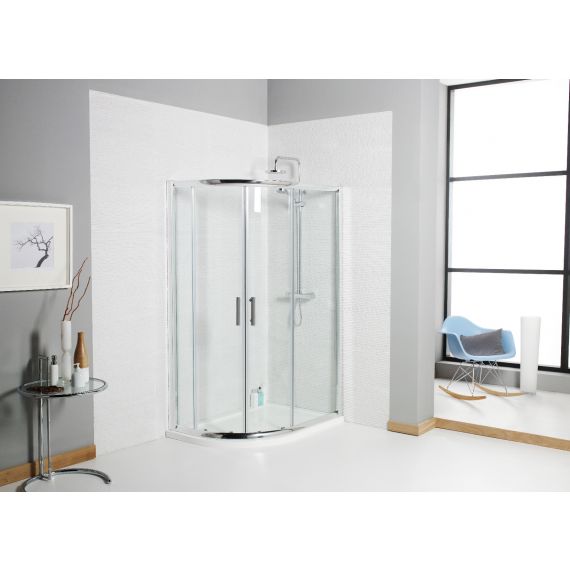 Koncept 1200x800 Offset Quadrant Shower Enclosure 6mm Glass 