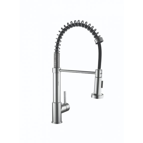 Kartell Kitchen Sink Mixer Tap With Pull Out Spray Chrome