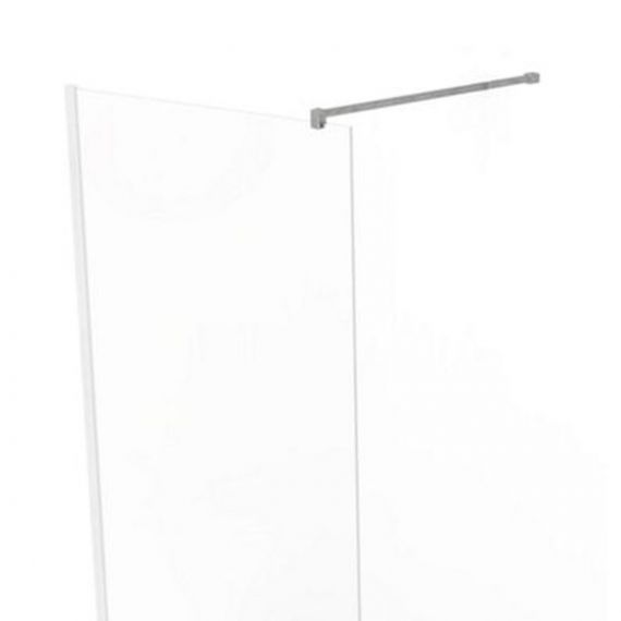 Kudos Wetroom Wall Profile + Front Panel Fixing Kit Inc 1000mm Stabilising Bar 
