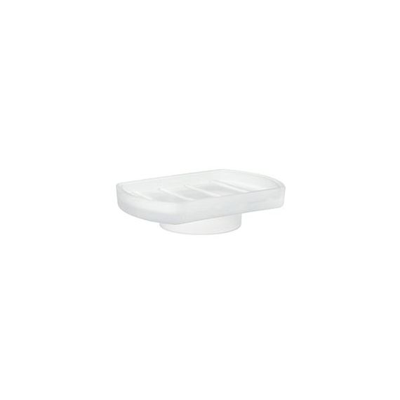 Smedbo Xtra Spare Frosted Glass Soap Dish Only